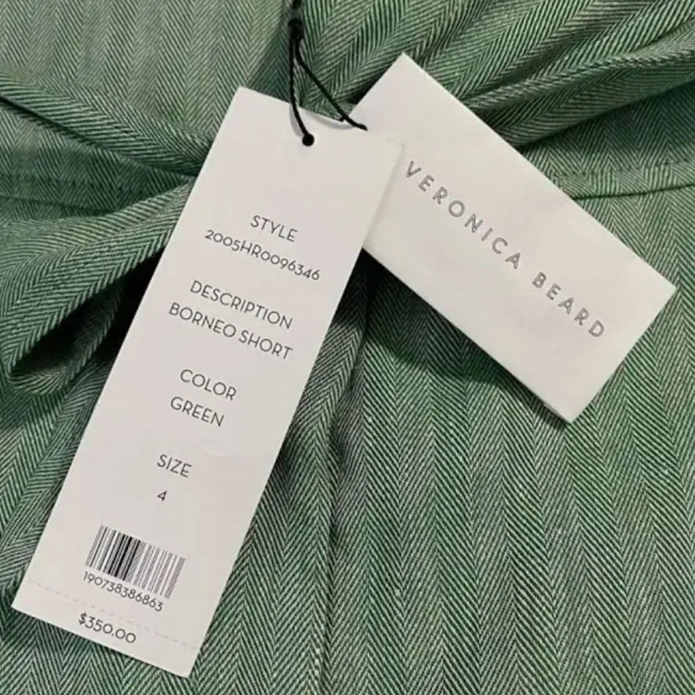Veronica Beard Borneo linen blend shorts